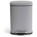 Argos Argos Home 5 Litre Rectangular Bathroom Bin - Grey- Buy online at McGrocer