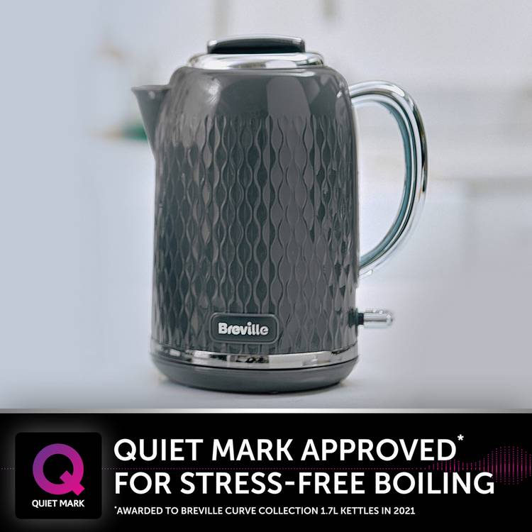 Breville kettle grey and chrome 1.7L (British brand)