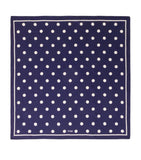 Maje silk polka-dot scarf 60x60cm, imported from the UK