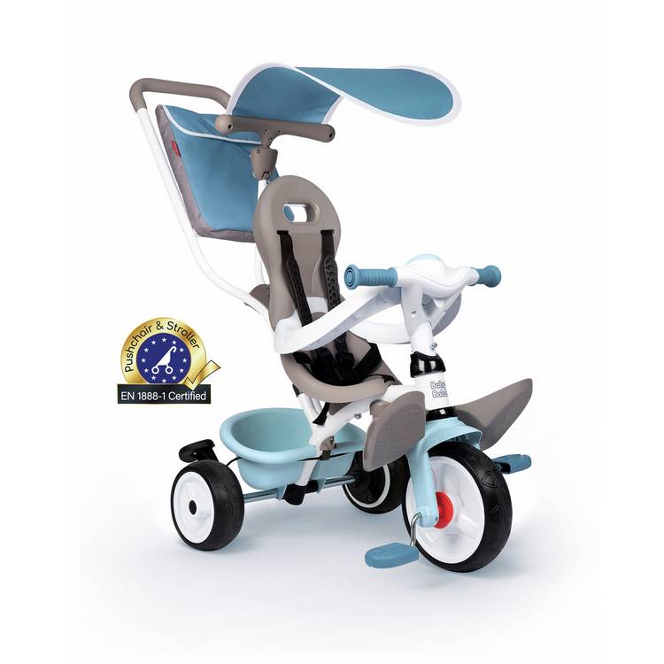 Smoby Baby Balade 3-in-1 trike ride-on blue, UK version