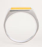 Tom Wood Peaky ring sterling silver yellow gold, UK version