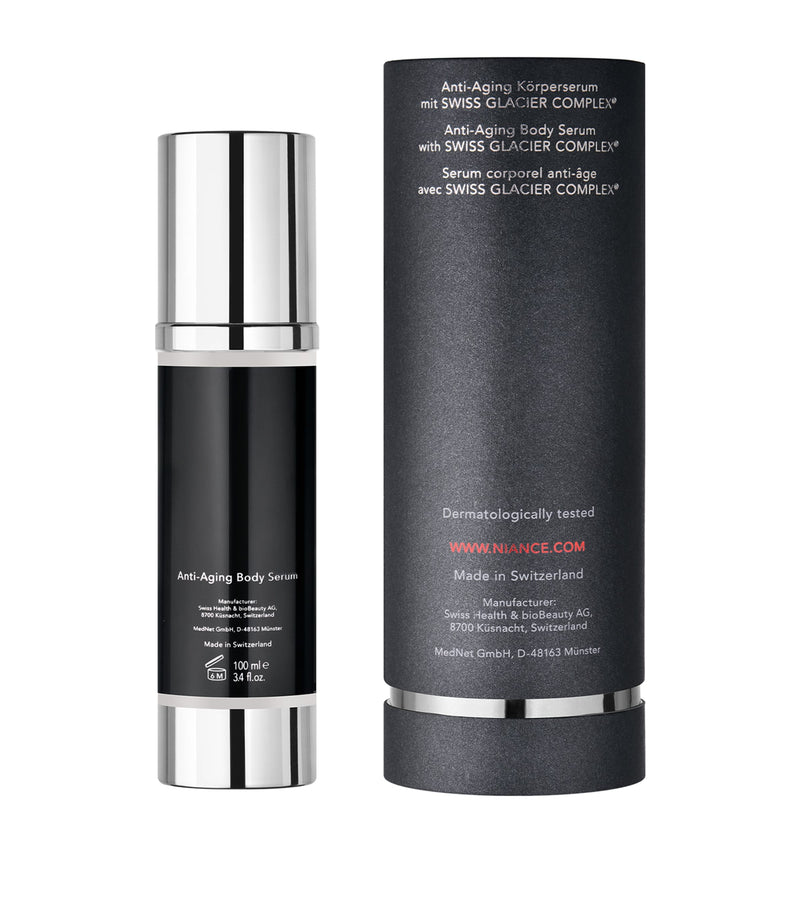 NIANCE SWITZERLAND Premium Glacier Body Serum 100ml, imported from the UK