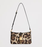 Dolce&Gabbana leopard print lock shoulder bag (British brand)