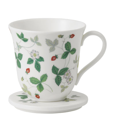 Harrods Wedgwood Wild Strawberry Lidded Mug- Buy online at McGrocer