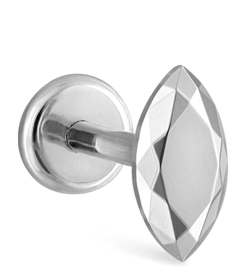 Maria Tash faceted marquise stud earring 5.5mm, UK version