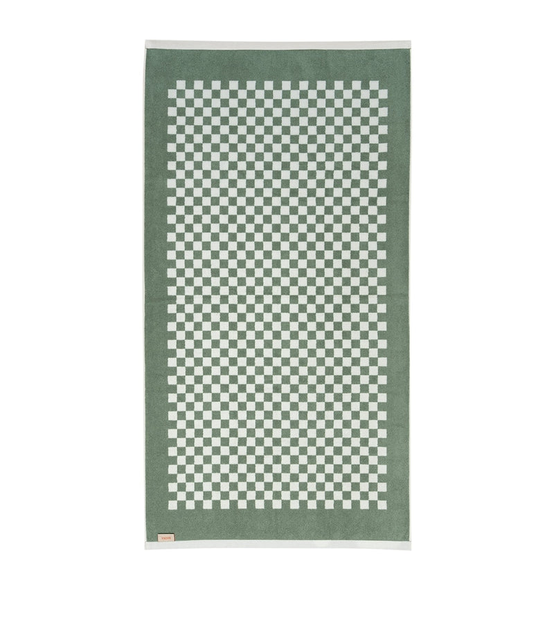 BAINA Check Roman Beach Towel 90cm x 170cm - British product