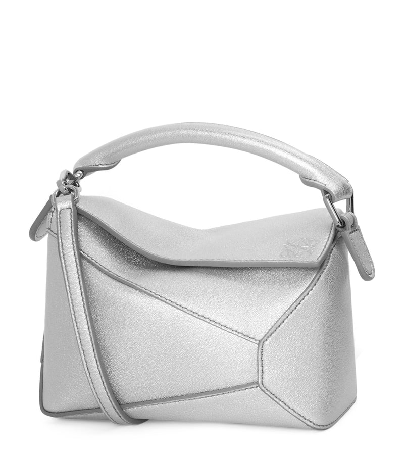 LOEWE Puzzle Edge mini leather bag, imported from the UK