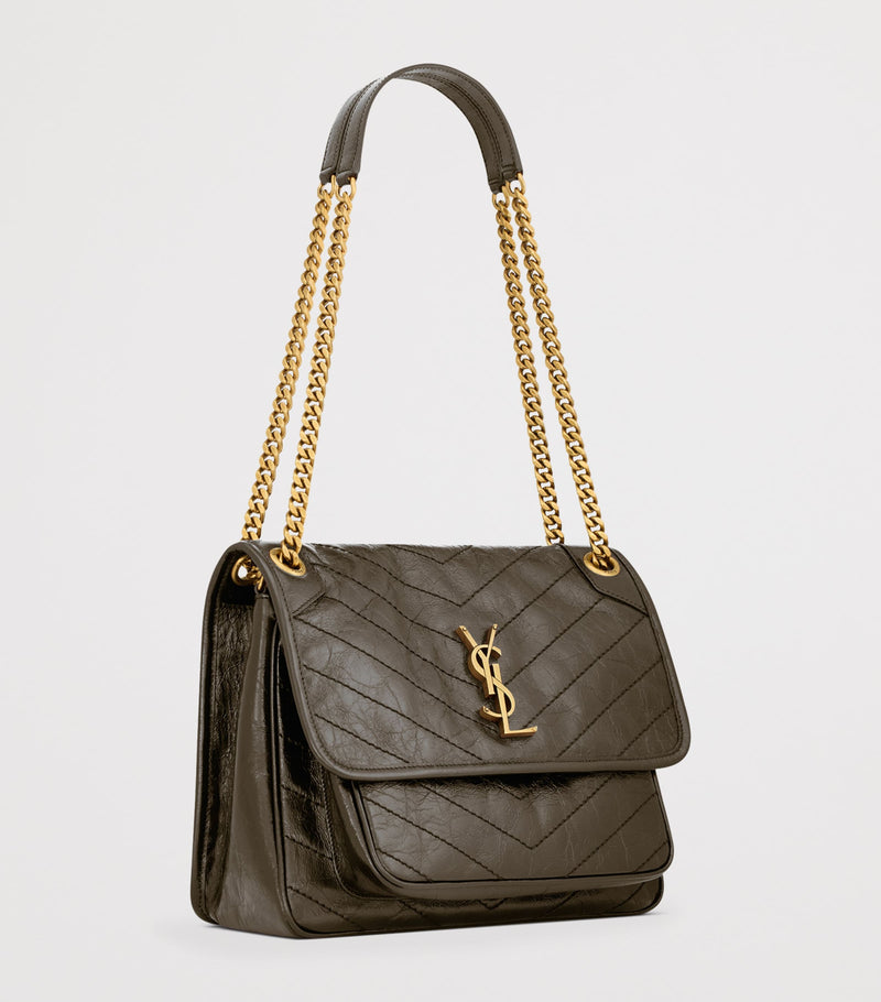 Saint Laurent Niki shoulder bag calfskin leather (British brand)
