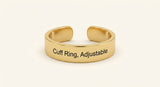 Givenchy Tape Ear Cuff brass enamel (British brand)