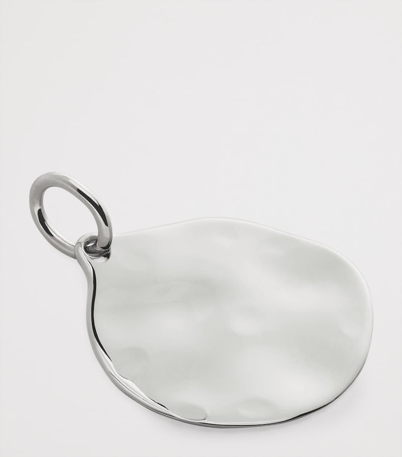Monica Vinader Siren Muse round pendant 2.3cm, UK version