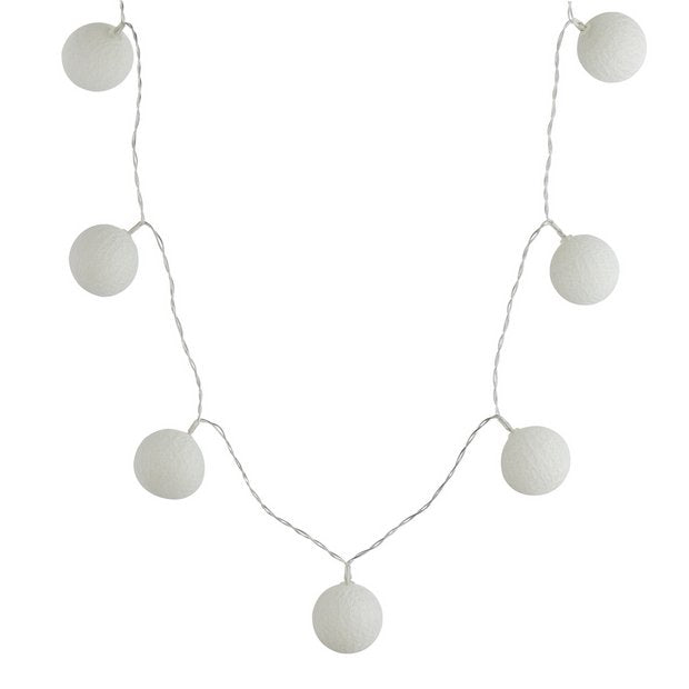 Argos Home white ball string lights 2m - British product