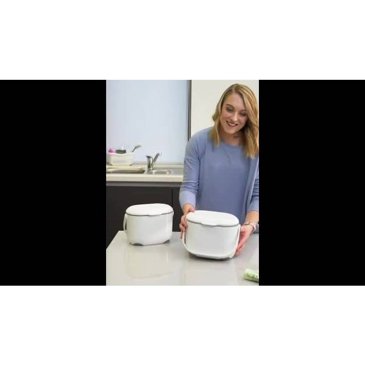 Addis compost caddy grey 2.5L (British brand)