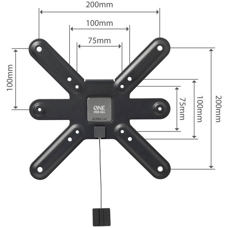 One For All WM6211 ultra slim TV wall bracket 13-43 inch (British brand)
