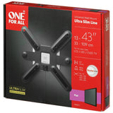 One For All WM6211 ultra slim TV wall bracket 13-43 inch (British brand)