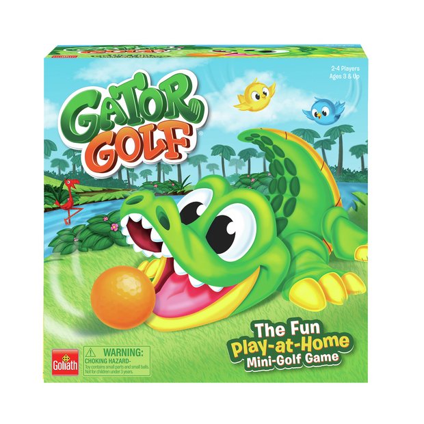 Goliath Gator Golf game indoor mini-golf toy (British brand)