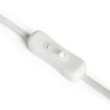 Habitat Lucetta glass table lamp white, UK version