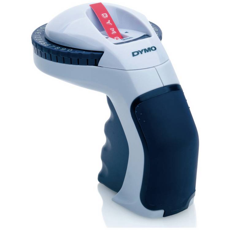 Dymo Omega hand embosser label maker with tape - British product