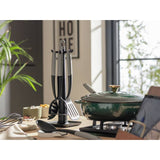 Argos Argos Home 6 Piece Utensil Set with Stand - Black- Buy online at McGrocer