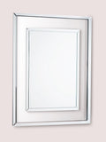 Laura Ashley Clear Evie Rectangular Mirror 100cm x 80cm, UK version