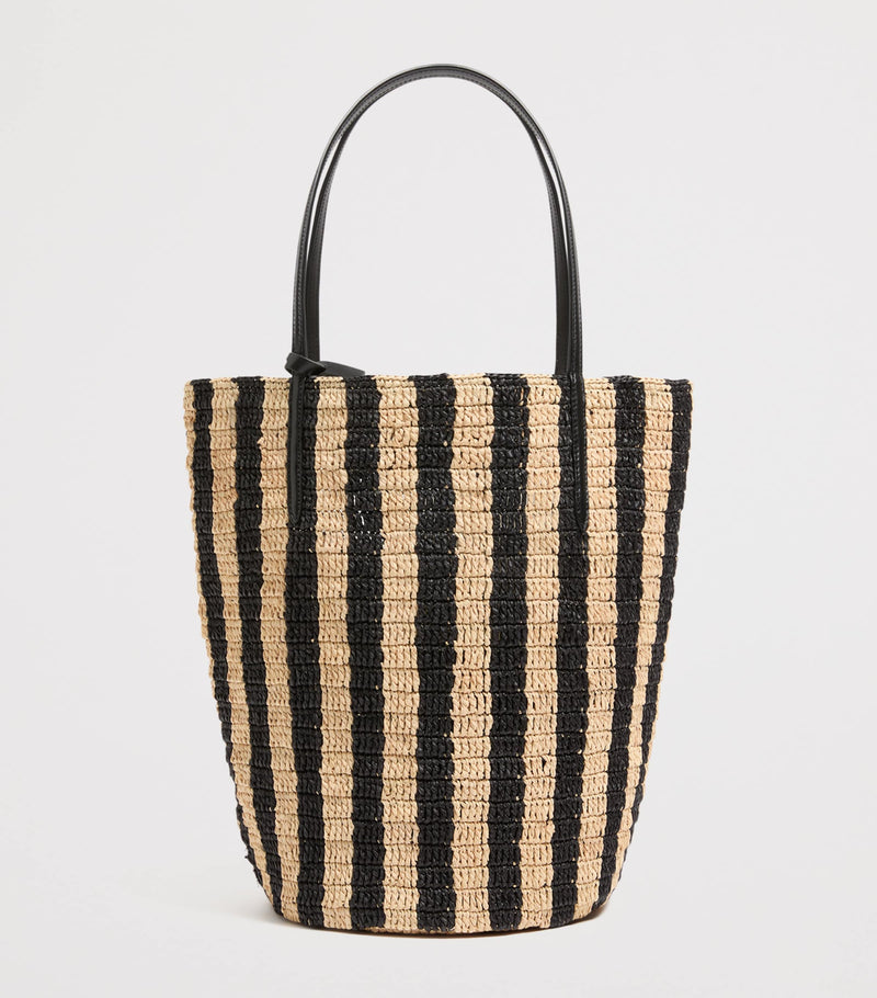 Valentino Garavani straw raffia bucket bag - British product