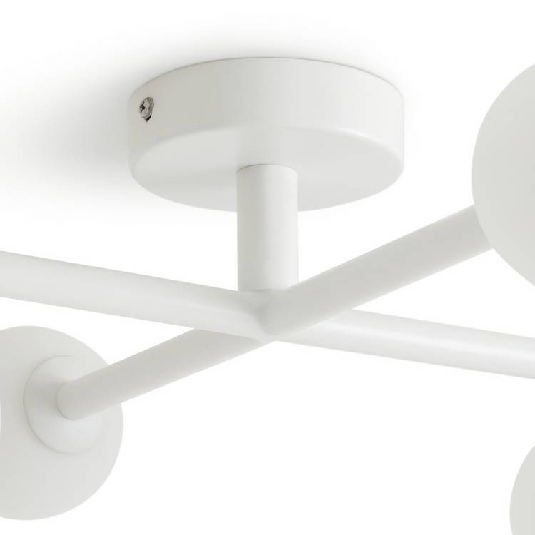 Habitat Alonso bathroom flush ceiling light white, imported from the UK