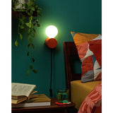 Argos Habitat Banquo Plug In Wall Light - Orange- Buy online at McGrocer