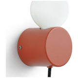 Habitat Banquo orange wall light with Edison bulb, imported from the UK