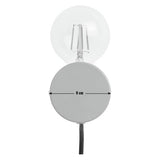 Habitat Banquo orange wall light with Edison bulb, imported from the UK
