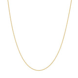 Revere 9ct gold fine curb chain necklace, UK version