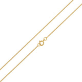 Revere 9ct gold fine curb chain necklace, UK version