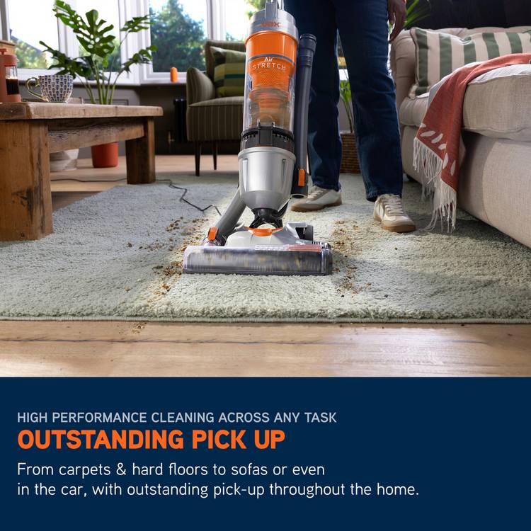 Vax Air Stretch bagless upright vacuum cleaner, UK version