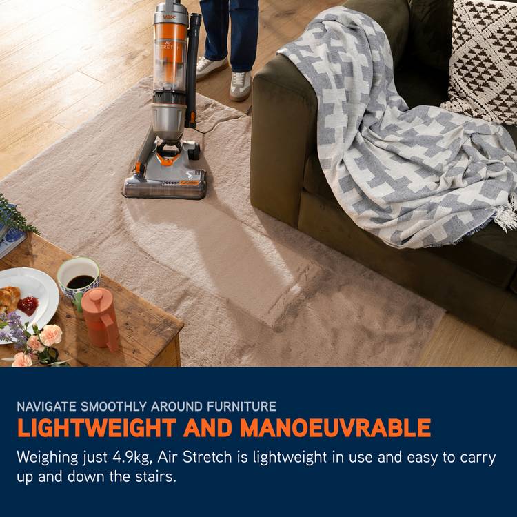 Vax Air Stretch bagless upright vacuum cleaner, UK version