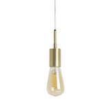 Habitat Lockie brushed brass pendant ceiling light gold, imported from the UK
