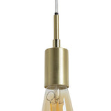 Habitat Lockie brushed brass pendant ceiling light gold, imported from the UK
