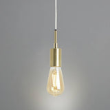 Habitat Lockie brushed brass pendant ceiling light gold, imported from the UK