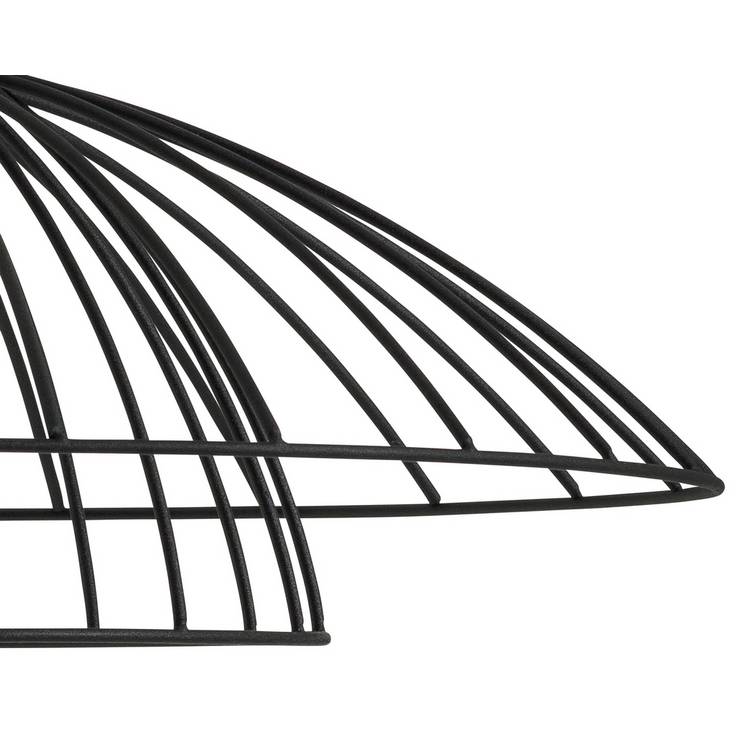 Argos Home Kiso black wire 2-tier lampshade 40cm, UK version