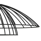 Argos Home Kiso black wire 2-tier lampshade 40cm, UK version