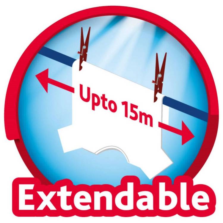 Vileda Cordomatic retractable washing line 15m - British product