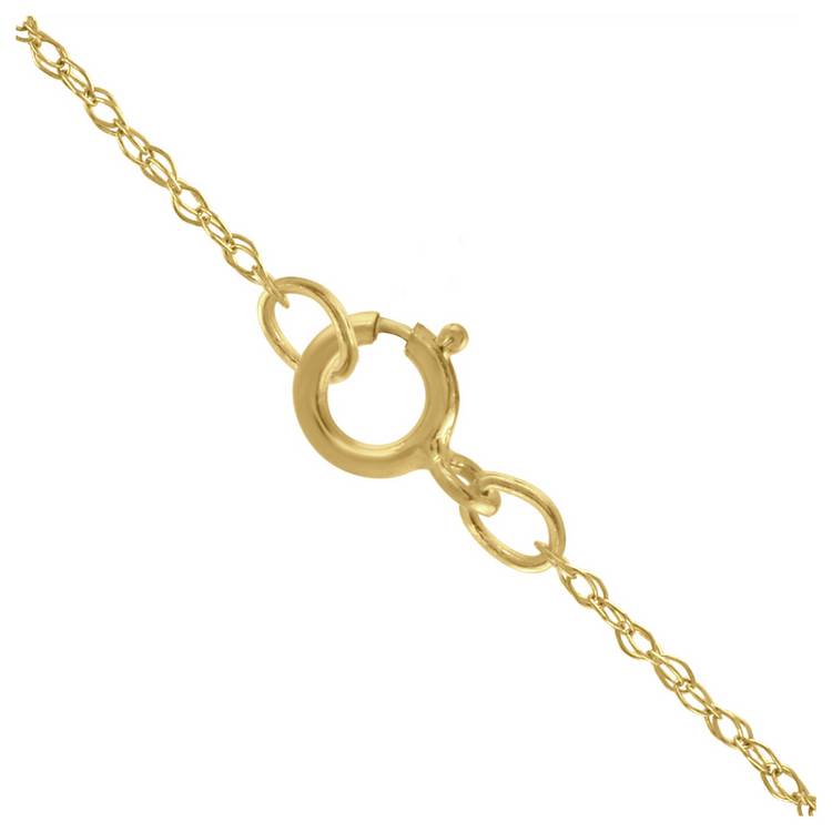 Revere 9ct gold diamond cross pendant 0.15ct 18 inch - British product