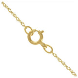 Revere 9ct gold diamond cross pendant 0.15ct 18 inch - British product