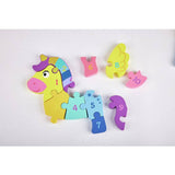 Chad Valley wooden animal jigsaw puzzle 30 piece - British product