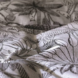 Habitat black white jungle print bedding set single - British product