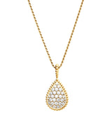 Harrods Boucheron Yellow Gold and Diamond Serpent Bohème Long Necklace- Buy online at McGrocer