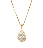 Boucheron Serpent Bohème diamond pendant 18-karat yellow gold necklace, UK version