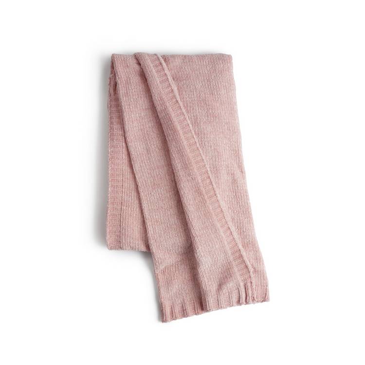Habitat Chenille Throw blush pink 125x150cm - British product