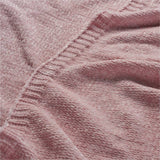 Habitat Chenille Throw blush pink 125x150cm - British product