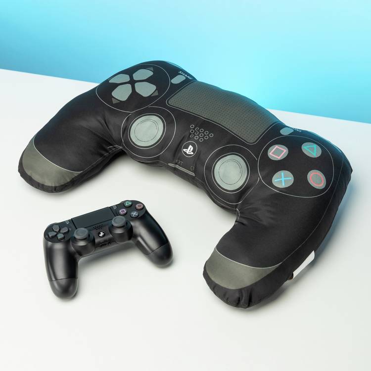 PlayStation controller shaped cushion 45x32cm, UK version