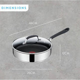 Tefal Jamie Oliver 25cm non-stick saute pan, UK version