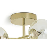 Argos Home Molecular flush ceiling light in brass - British brand