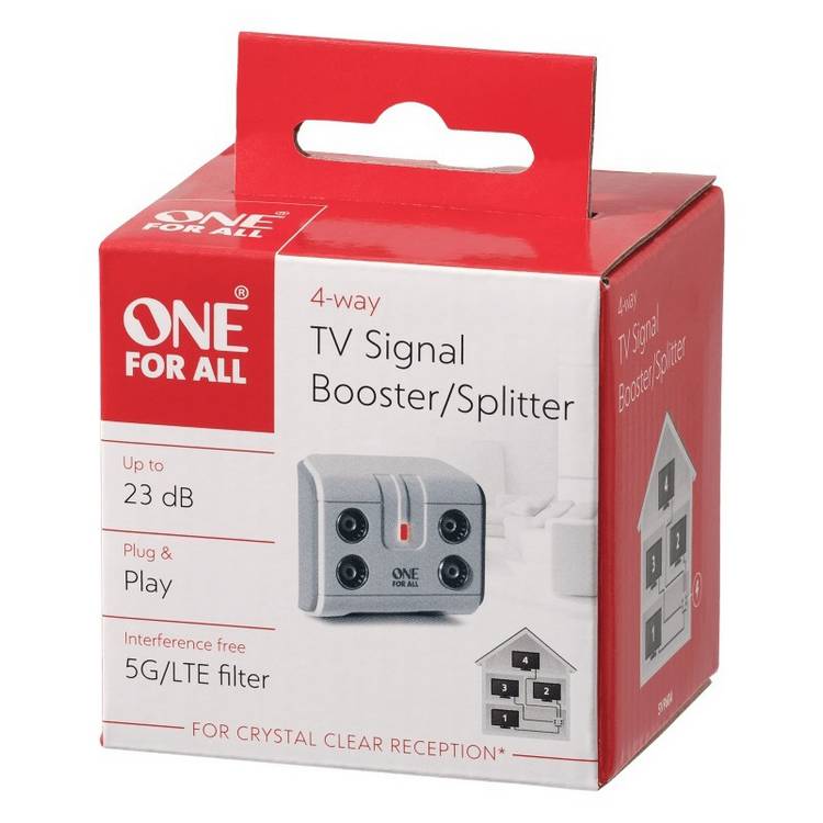 One For All TV signal booster SV9604 - British product